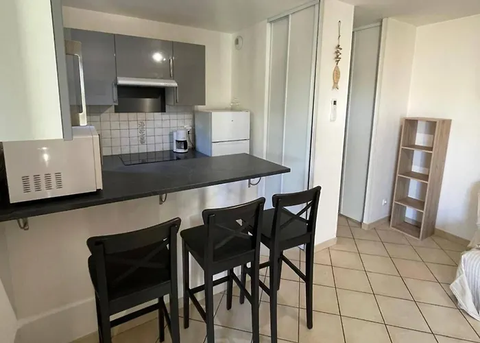 בית נופש T3 Climatisee Pour 6 Avec Piscine Et Parking Au Cap D'agde - Fr-1-607-239 *