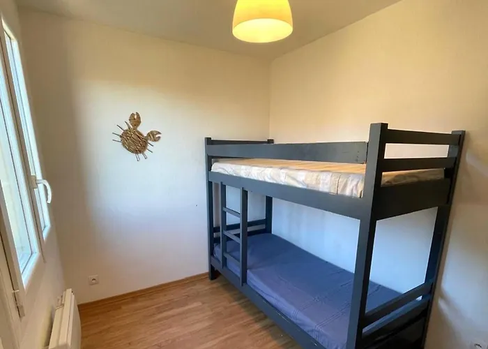 T3 Climatisee Pour 6 Avec Piscine Et Parking Au Cap D'agde - Fr-1-607-239 Agde