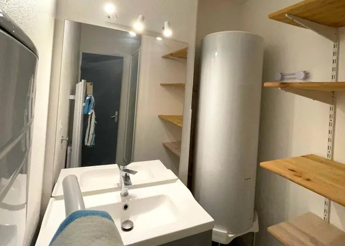 T3 Climatisee Pour 6 Avec Piscine Et Parking Au Cap D'agde - Fr-1-607-239 *